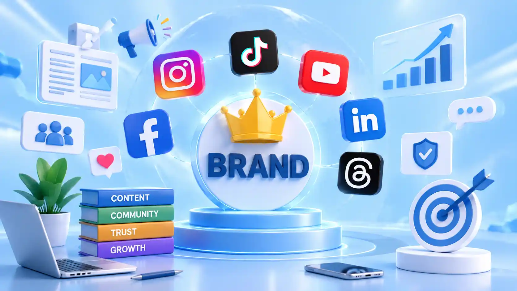 Building a brand across social media platforms
